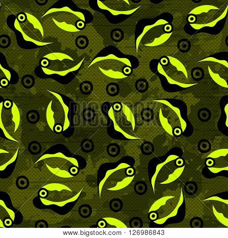 dark pincers on a dark background seamless pattern grunge texture