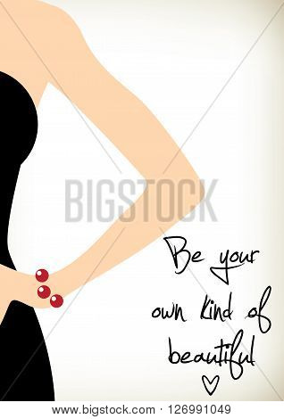 Be your own kind of beautiful motivation quote