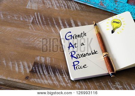 Conceptual Business Acronym Garp