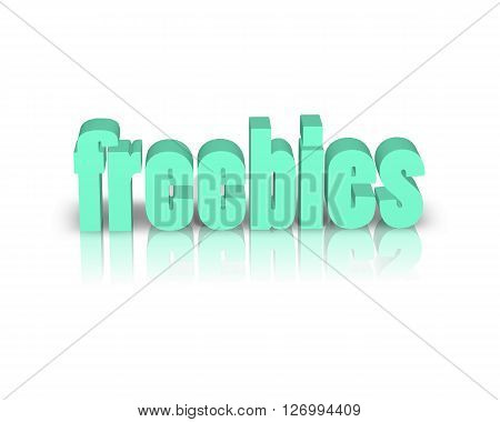 Freebies - 3D Word with Reflection !