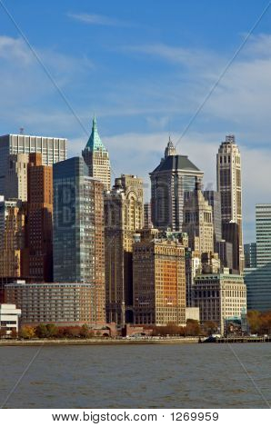Du centre de New York Skyline
