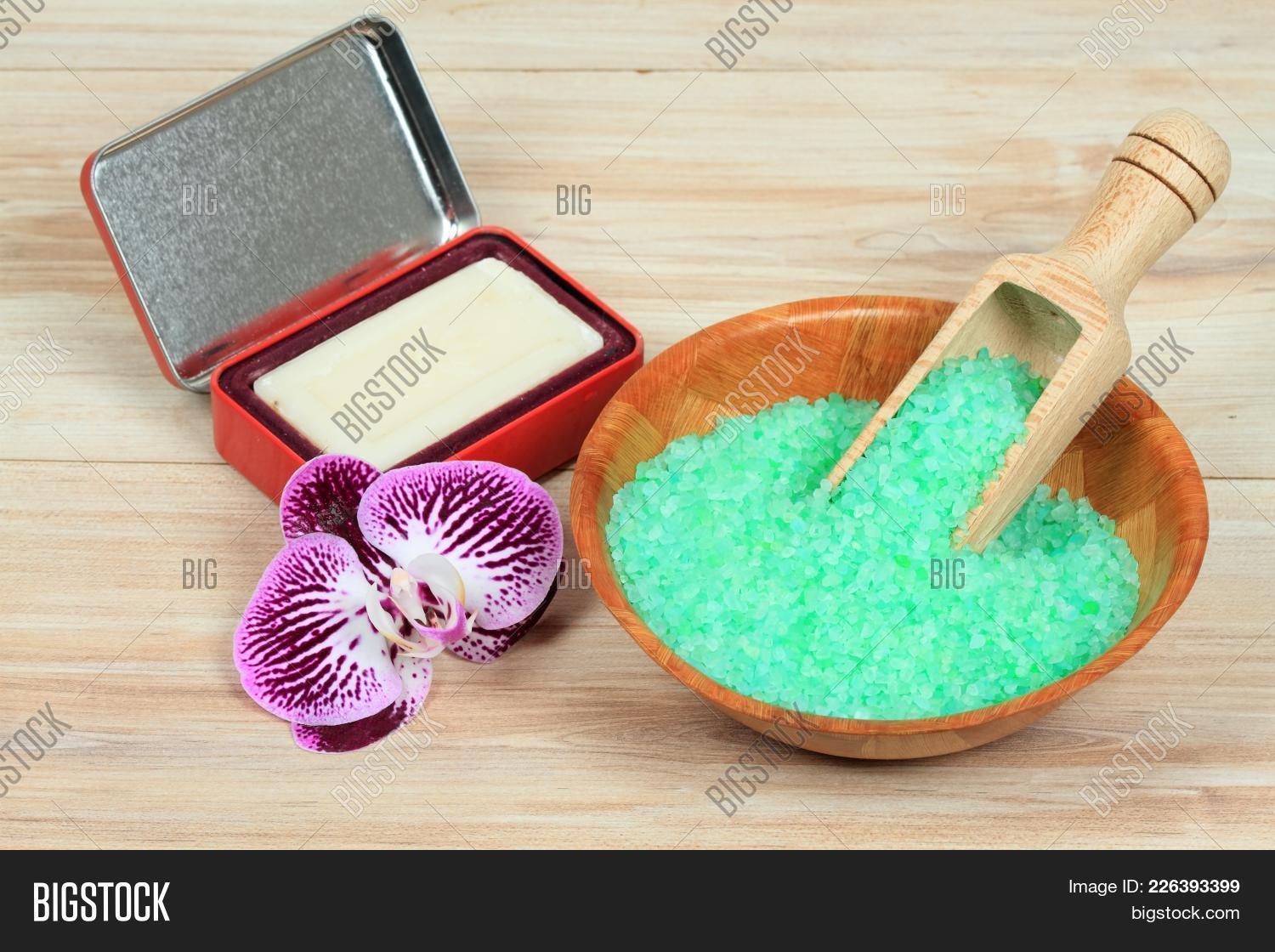 Sea Bath Salt Herb Image & Photo (Free Trial) Bigstock