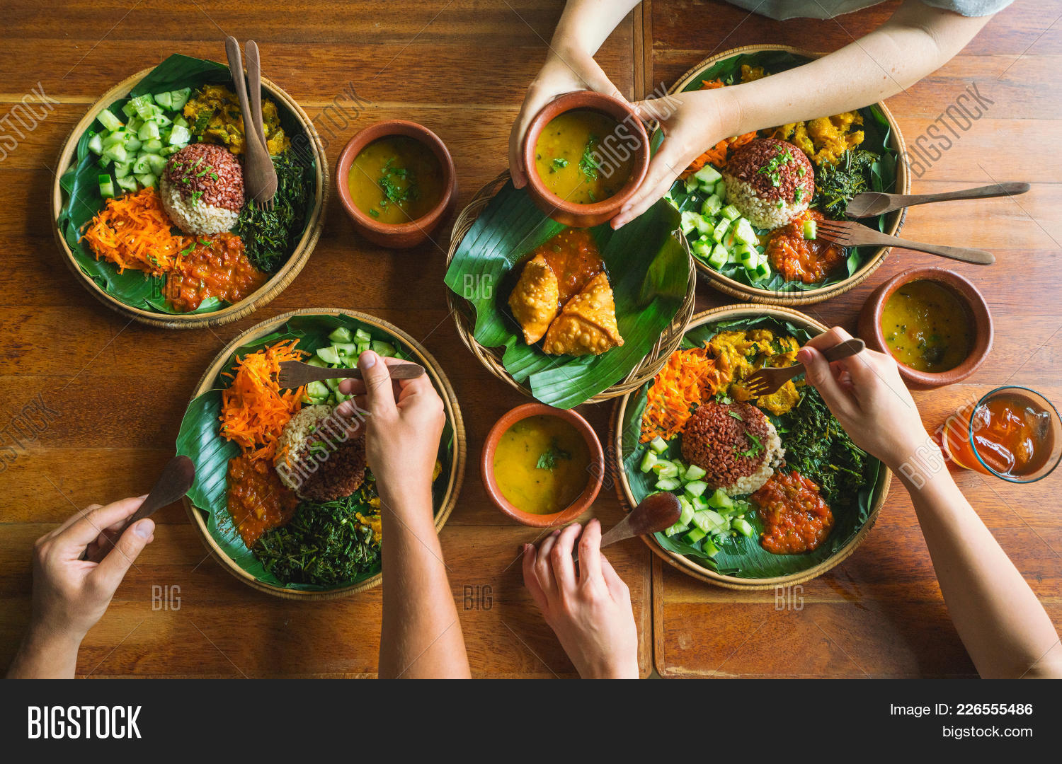 Vegetarian Indian Food Image & Photo (Free Trial) | Bigstock