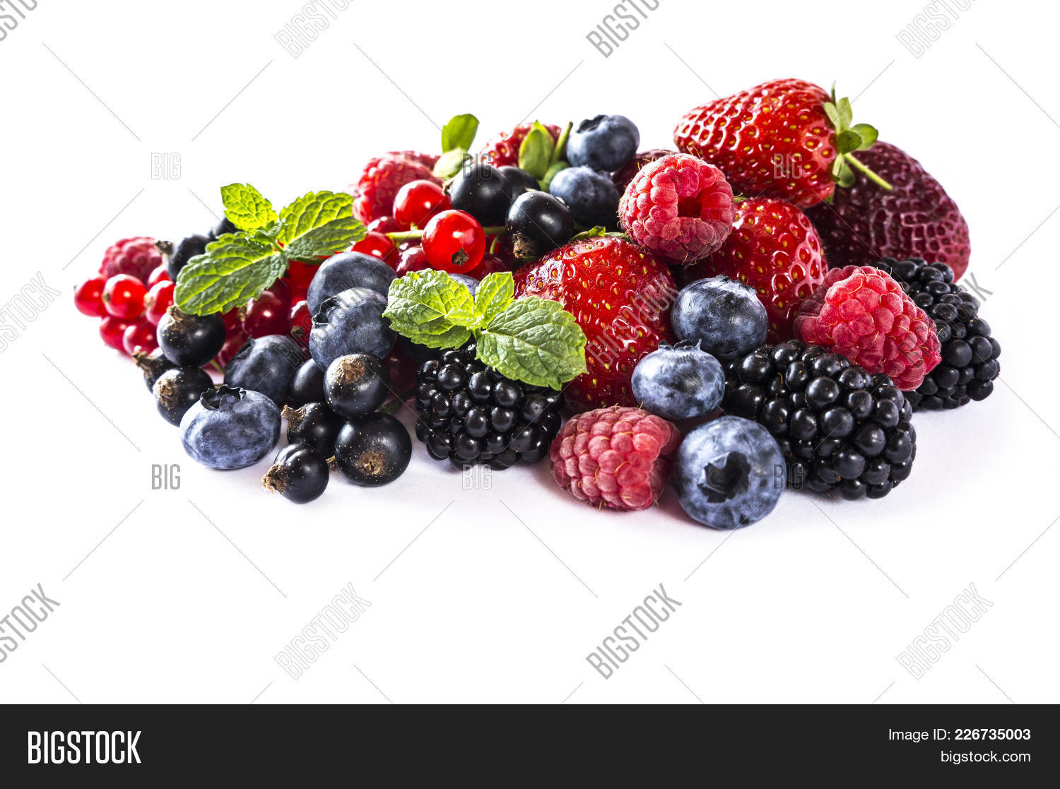 Mix Berries Isolated Image & Photo (Free Trial) Bigstock
