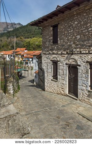 Amazing Panorama To Village Of Potamia, Thassos Island,  East Macedonia And Thrace, Greece