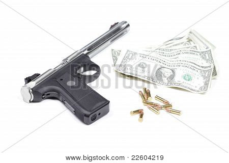 Guns, Bullets and Dollars.