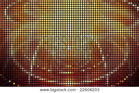 sfondo di mosaico incandescente