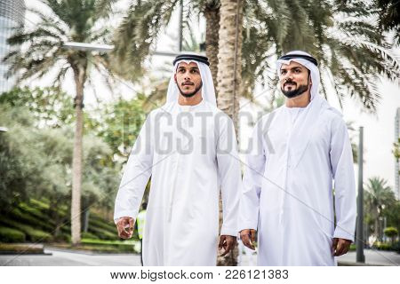 Arabian Men In The Emirates