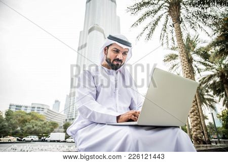 Arabian Man In The Emirates