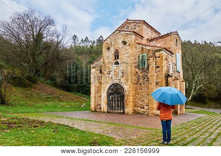 San Miguel De Lillo Is A Pre-romanesque Chuch In Asturias, Spain