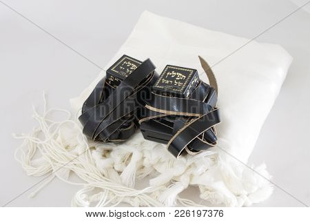 Judaism Object Tallit Tefillin Siddur For Prayer