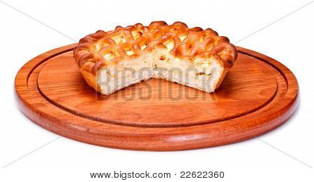 Torta con ripieno di ricotta