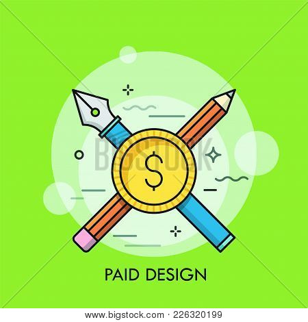 Crossed Fountain Pen Vector Photo Free Trial Bigstock 22 freelance illustrator salaries provided anonymously by employees.