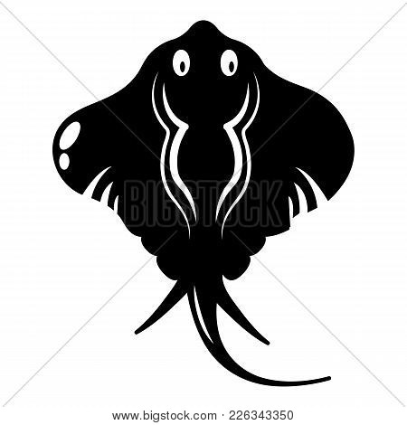Stingray Icon. Simple Illustration Of Stingray Vector Icon For Web