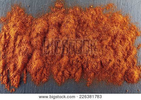 Mixing Water And Oil, Beautiful Color Abstract Background Based On Red And Yellow Circles And Ovals,