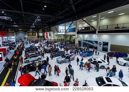 Seattle, Wa - November 12, 2017: Seattle International Auto Show. Luxury Sleek And Stylish Sports Se