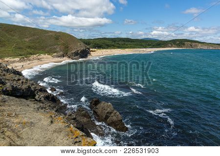 A Beach At The Mouth Of The Veleka River, Sinemorets Village, Burgas Region, Bulgaria