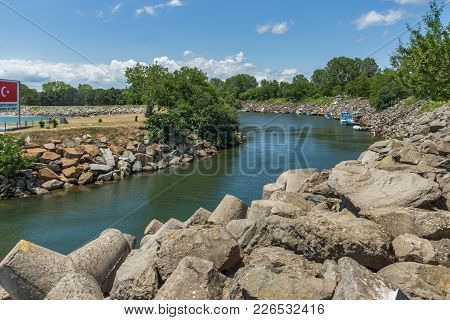 Amazing Landscape Of Rezovo River On The Border Between Bulgaria And Turkey