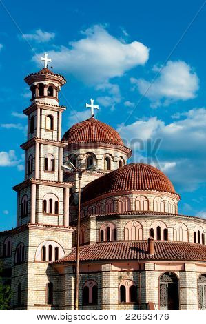 Kathedraal van Korca, ten zuiden van Albanië