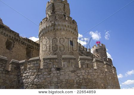 Castello medievale In Manzanares Del Real, Spagna