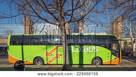 Flixbus Coach In Turin