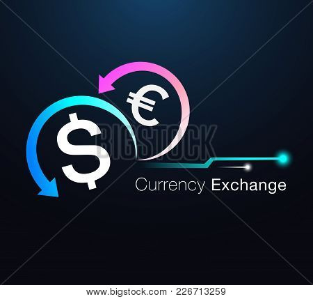 Digital Currency Exchange Sign Board & Icon Design.