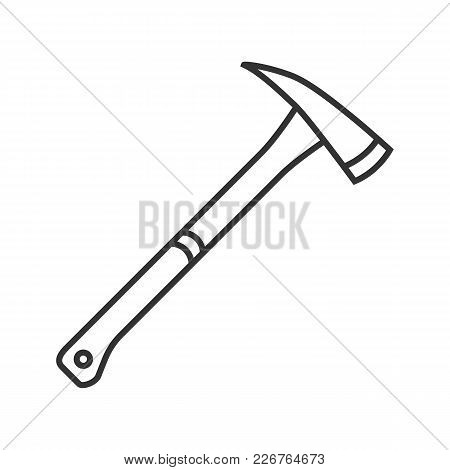 Fire Axe Linear Icon Vector Photo Free Trial Bigstock Editable vector stroke axe icon on. bigstock