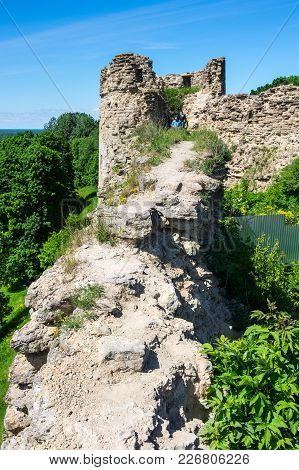 Ruins Of Koporye Fortress In Leningrad Region Near Saint-petersburg, Russia