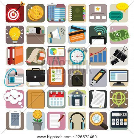 Icon Design For Business Purposes Variety Of Designs