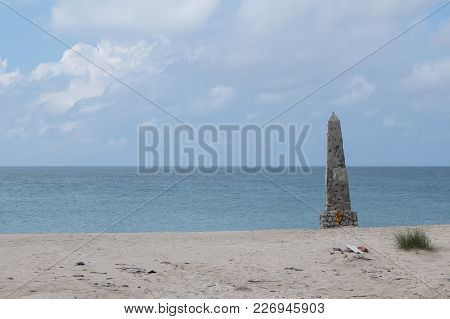 Ocean Shore In Rameshwaram, Tamil Nadu, India