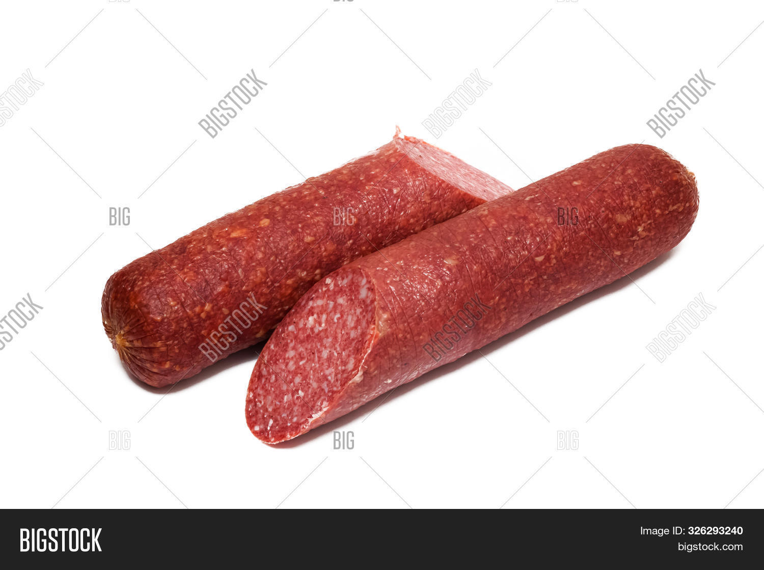 Smoked Salami Sausage Image & Photo (Free Trial) Bigstock