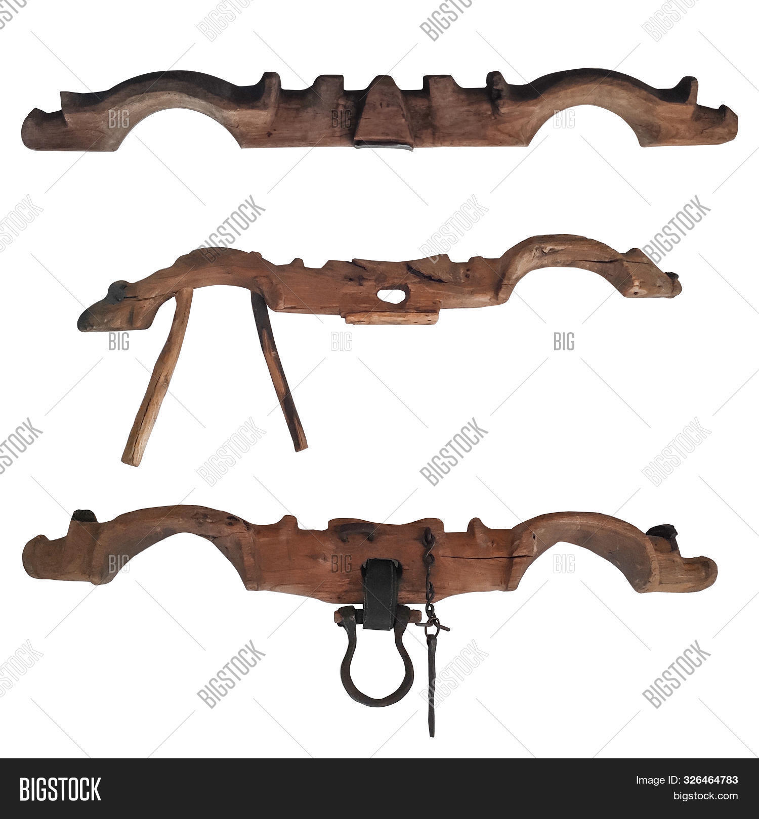 Bow Yoke Oxen. Wooden Image & Photo (Free Trial) Bigstock