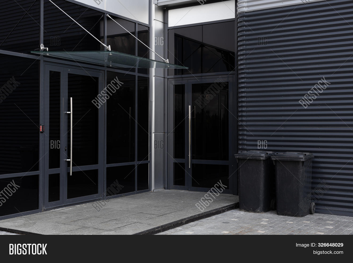 Black Glass Doors - Image & Photo (Free Trial) | Bigstock