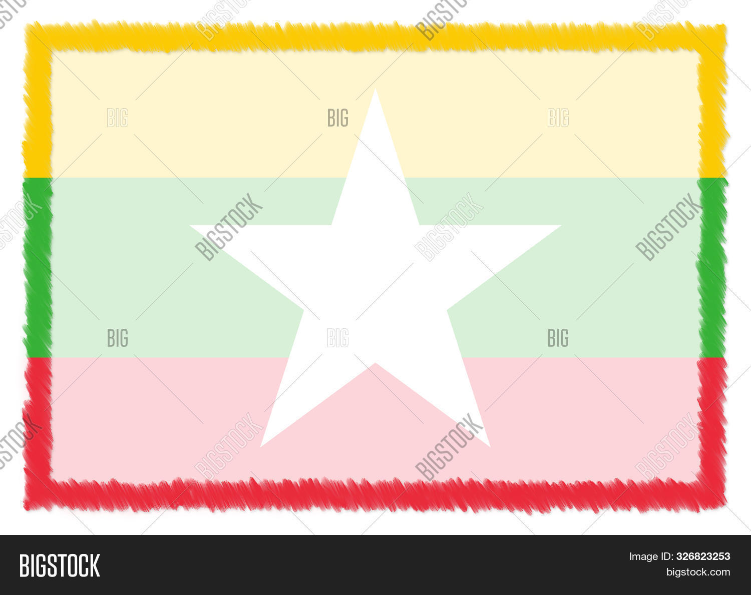 Border Made Myanmar Image & Photo (Free Trial) | Bigstock