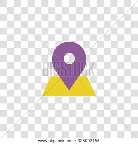 Placeholder Icon Sign And Symbol. Placeholder Color Icon For Website Design And Mobile App Developme