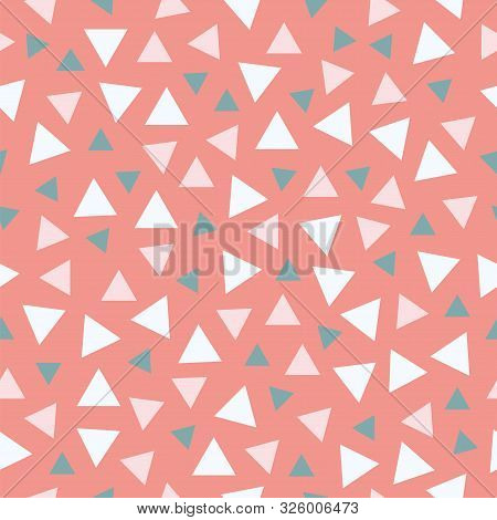 Seamless Pattern With Colorful Triangles
Colorful Triangles On Pink Background