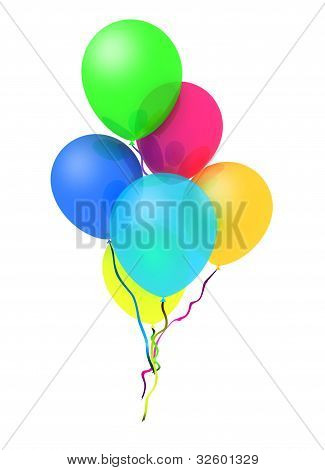 Färg Uppblåsbara Ballonger