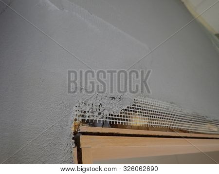 Proces Of A Reconstruction Of An Interior With Broken Wall