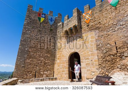 Mallorca, Spain - May 10, 2019: Capdepera Castle, Fortress From The 14th Century, Located Near Cala 