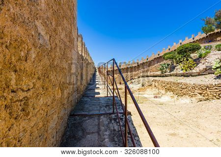Capdepera Castle, Fortress From The 14th Century, Located Near Cala Ratjada On The East Coast Of Maj