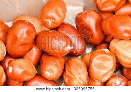 Fresh Organic Oleaster For Sale At Market.
