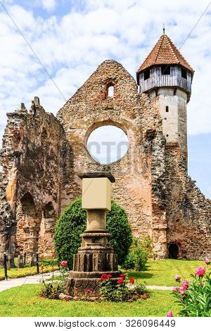 Carta, Sibiu. Ruins Of Medieval Cistercian Abbey In Transylvania, Romania.