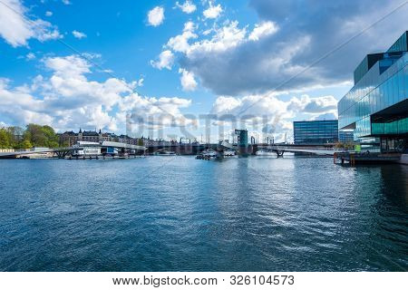 Copenhagen, Denmark - May 04, 2019: Blox Is A Modern Multi-purpose Building At The Inner Harbor In C