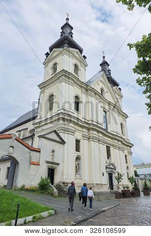 Lviv, Ua, 05-08-2019. Khram Svyatoho Arkhystratyha Mykhayila, Church Of St. Michael The Archangel Wa