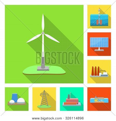 Isolated Object Of Source And Environment Sign. Set Of Source And Bio Vector Icon For Stock.