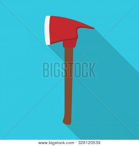 Vector Illustration Of Ax And Fireman Icon. Set Of Ax And Arms Stock Symbol For Web.