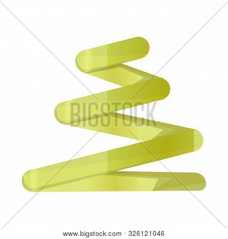 Isolated Object Of Coil And Detail Symbol. Web Element Of Coil And Spiral Vector Icon For Stock.