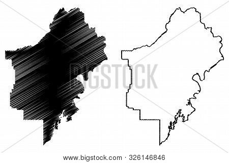 St. Clair County, Alabama (counties In Alabama, United States Of America,usa, U.s., Us) Map Vector I