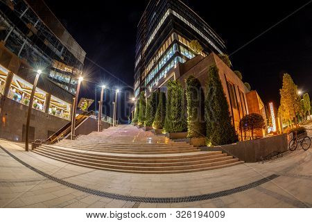 Timisoara, Romania - September 30, 2019: Iulius Town, A City In A City, One New Concept That Combine