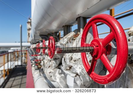 New Shut-off Valves With Red Flywheels